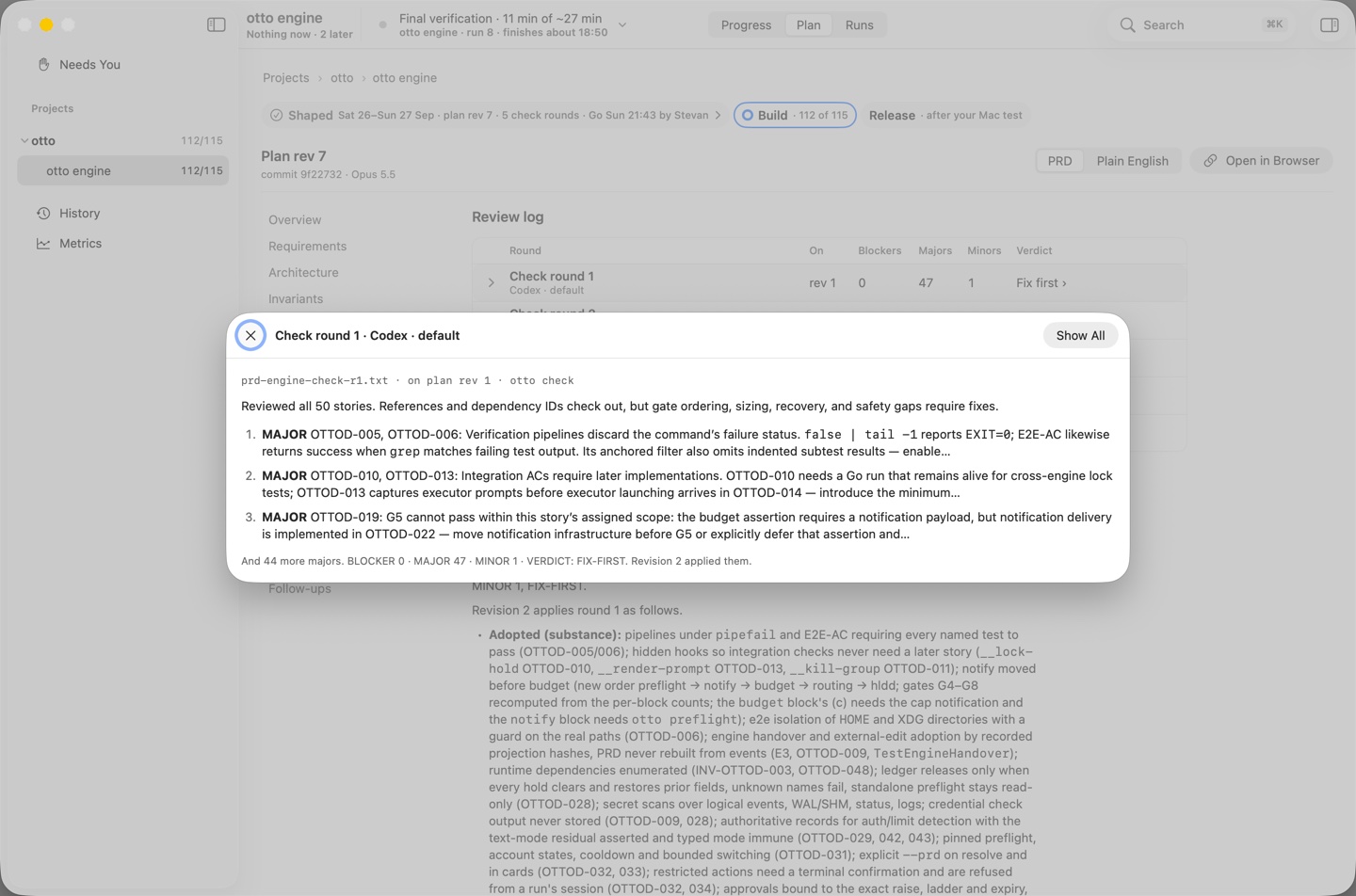 review-log-file light
